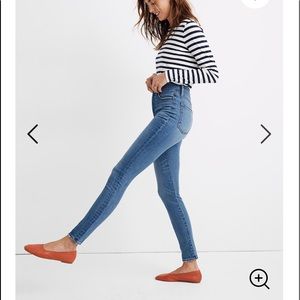 MADEWELL 11" High-Rise Skinny Jeans